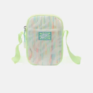 Nike Heritage Cross-Body Bag (Small, 1L) - Barely Volt/White/Dusty Cactus