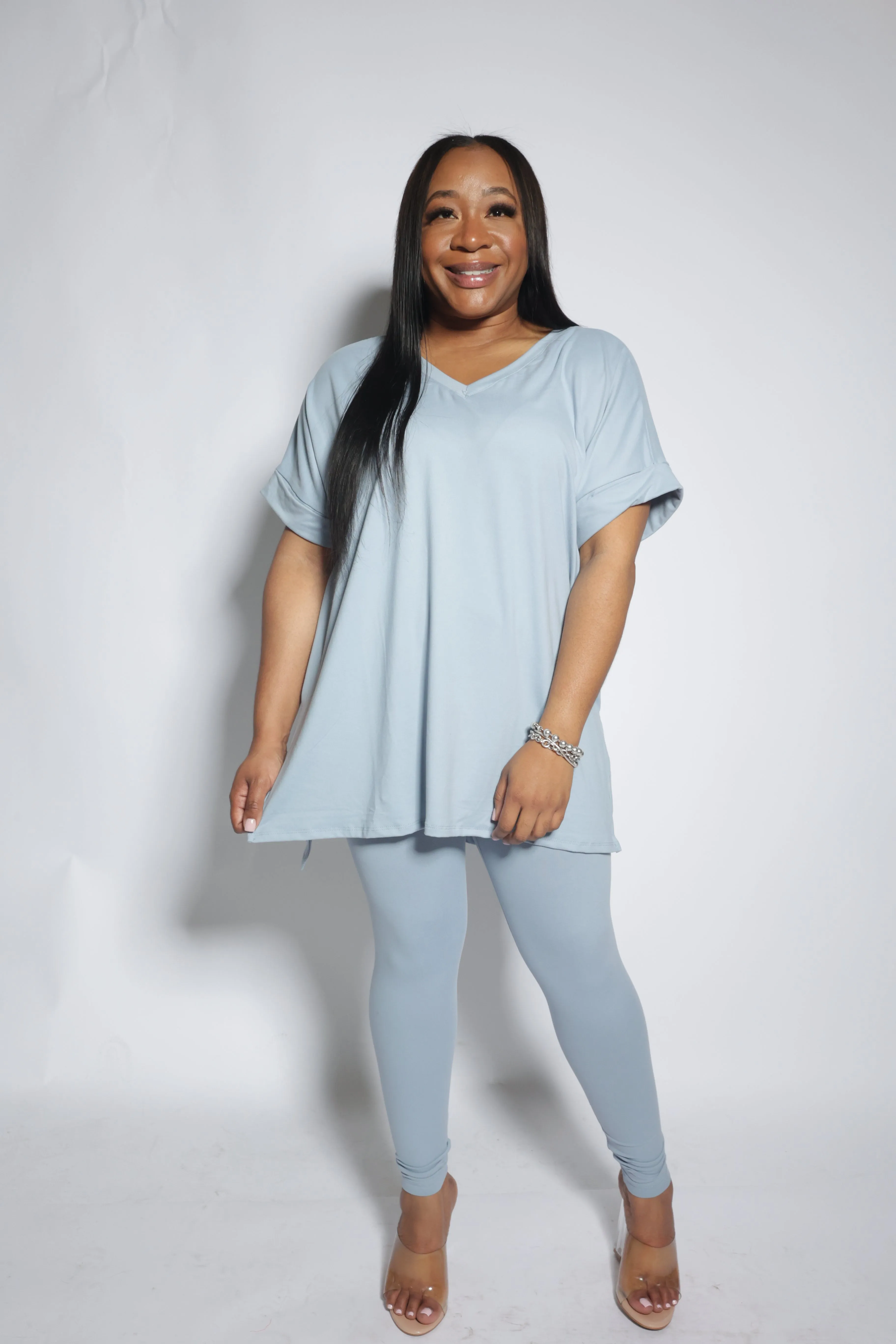 Not so Basic V-neck Legging Sets