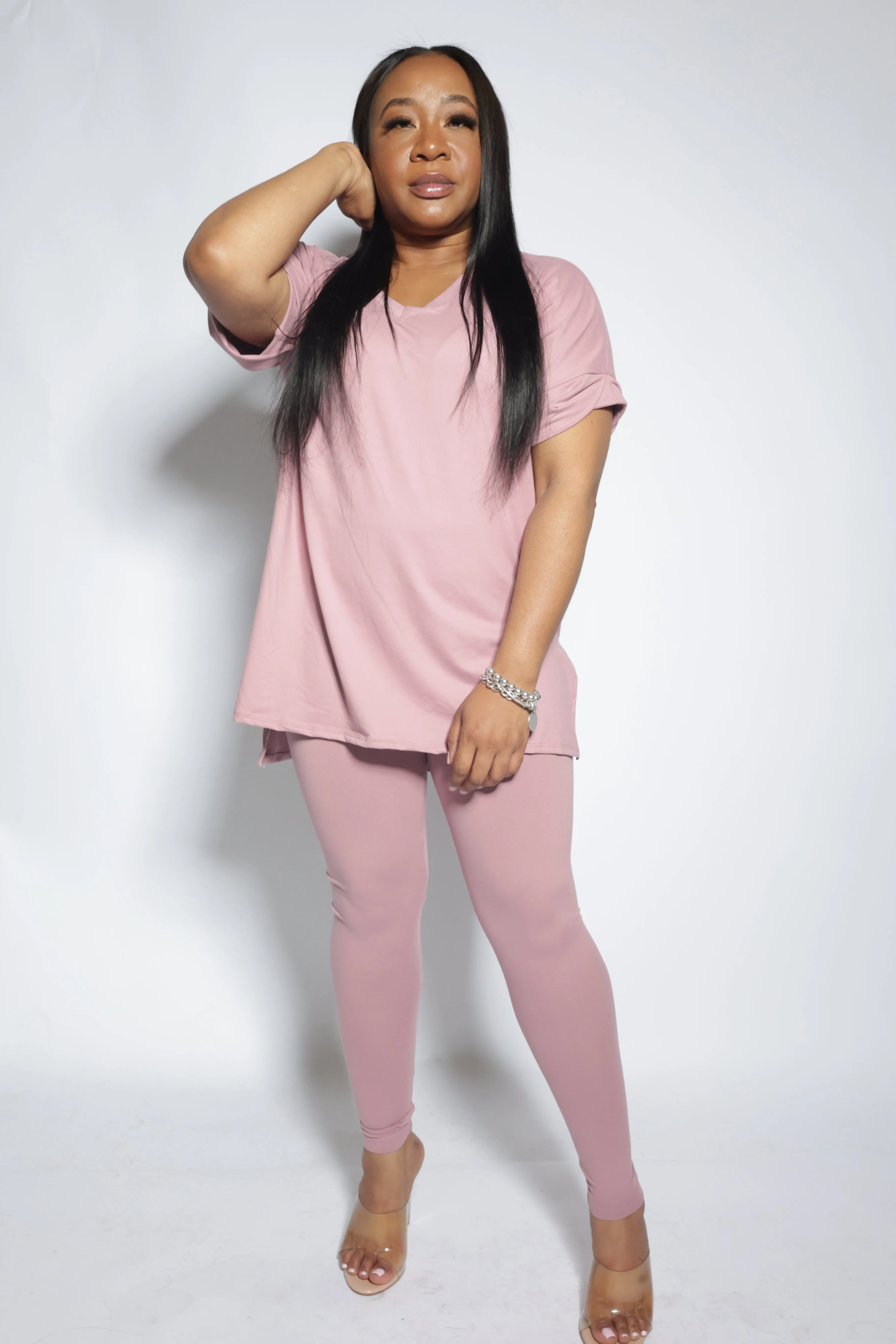 Not so Basic V-neck Legging Sets
