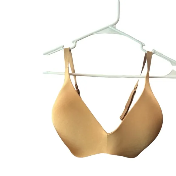 NWT SKIMS Padded No Wires Tan Bra 36 DD