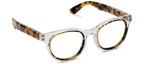 Olympia (Blue Light): Clear/Tokyo Tortoise / Reading / 1.75