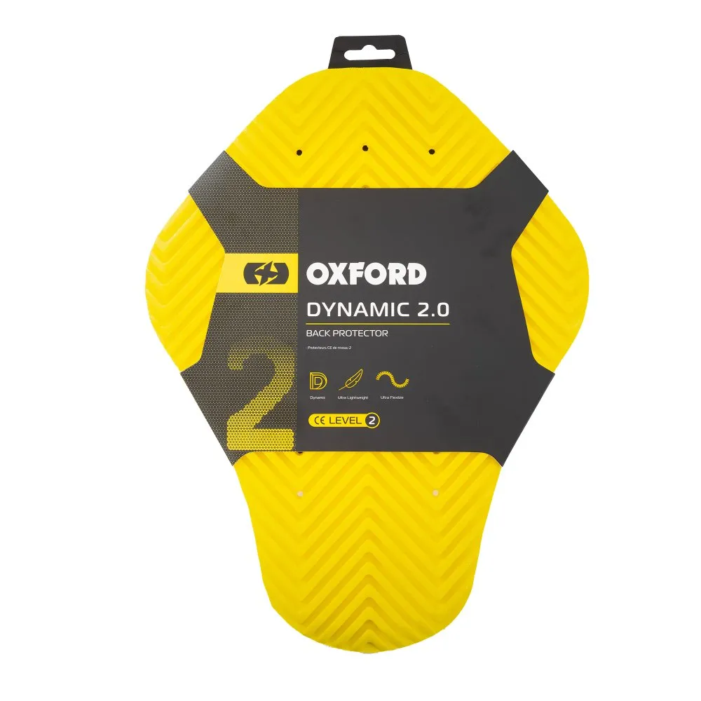 OXFORD DYNAMIC 2.0 MOTORCYCLE MOTORBIKE JACKET CE LEVEL 2 BACK INSERT PROTECTOR