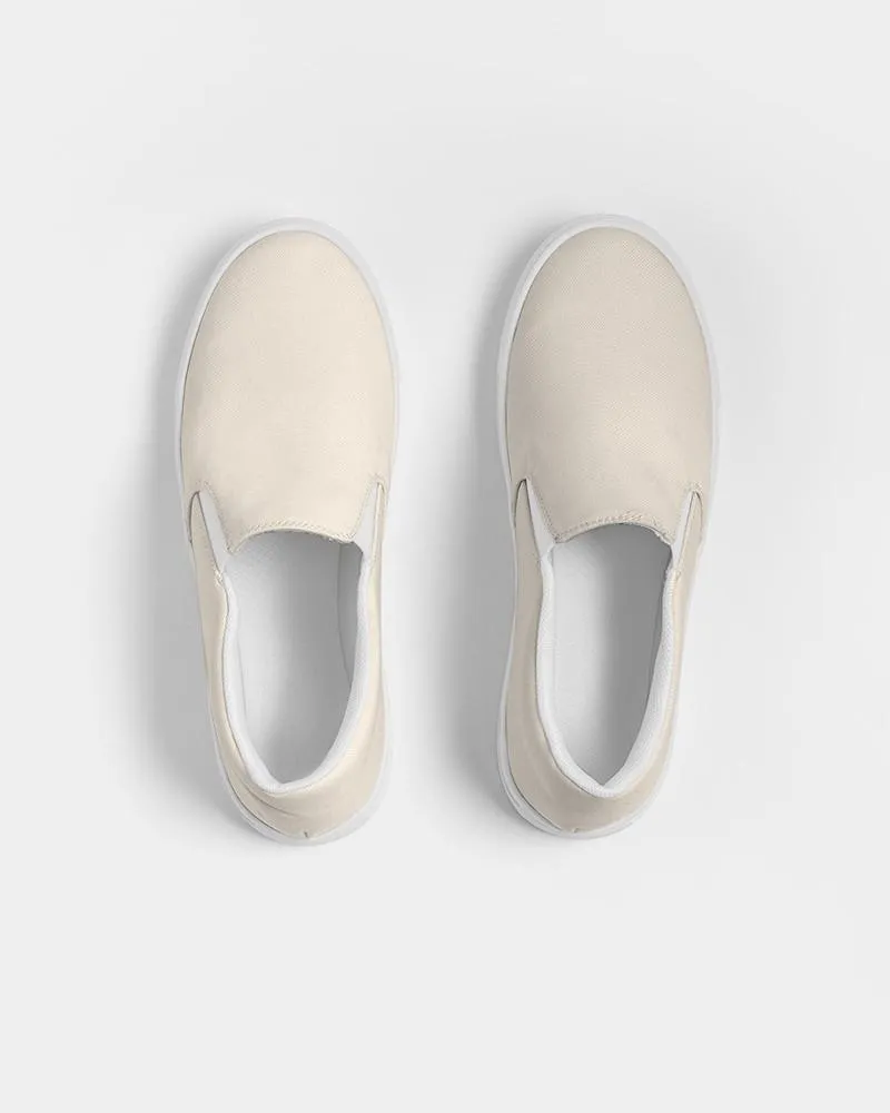 Pale Orange Slip-On Canvas Sneakers | Women's | Bright Pale Orange | C0M5Y10K0