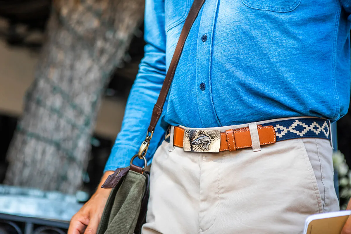 Paloma Woven Belt - Changeable Buckle