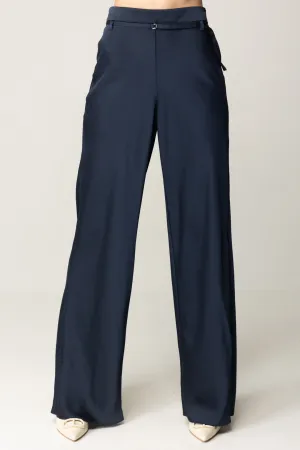 Pantaloni Palazzo con Cinturino