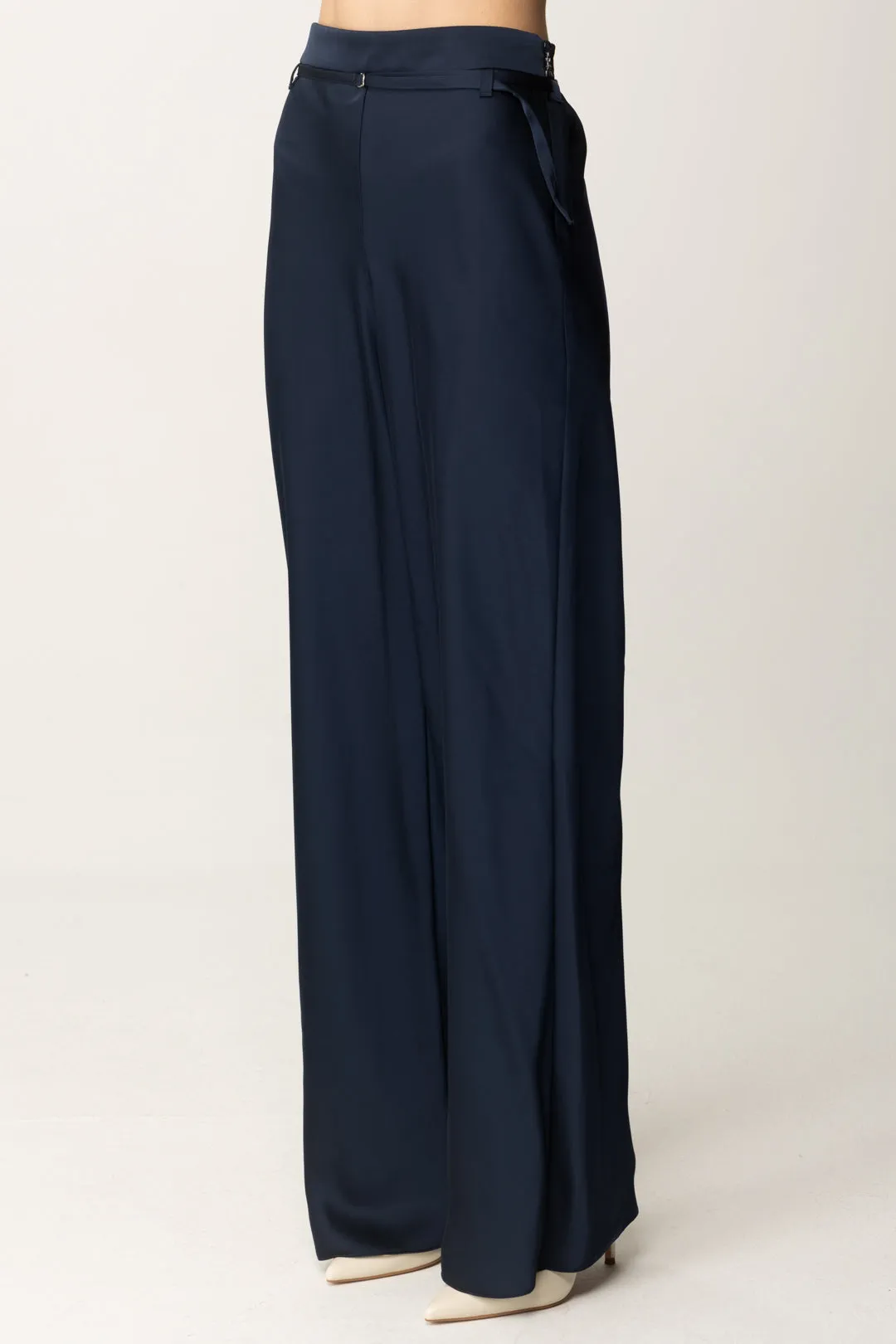 Pantaloni Palazzo con Cinturino