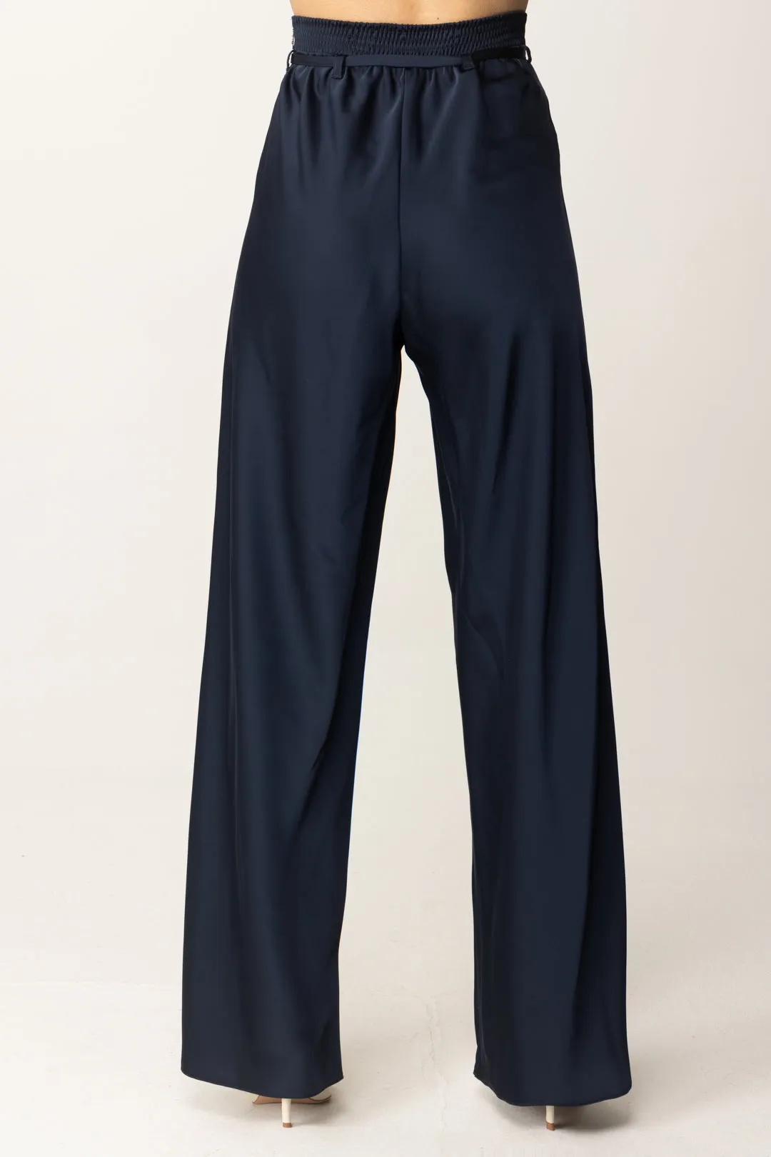 Pantaloni Palazzo con Cinturino