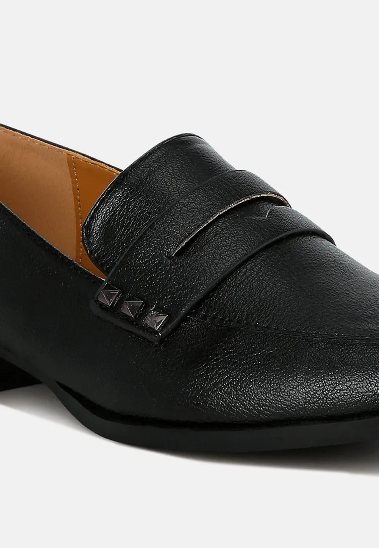 Penny Strap Metallic Loafers By RAG