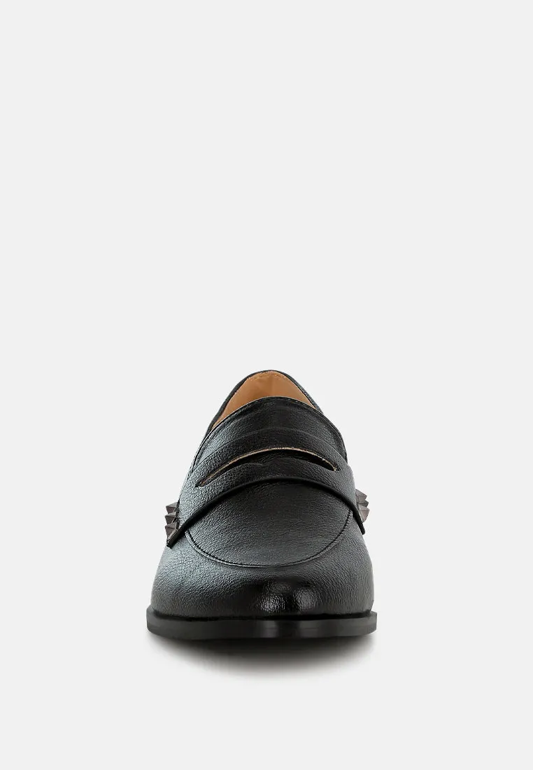 Penny Strap Metallic Loafers By RAG