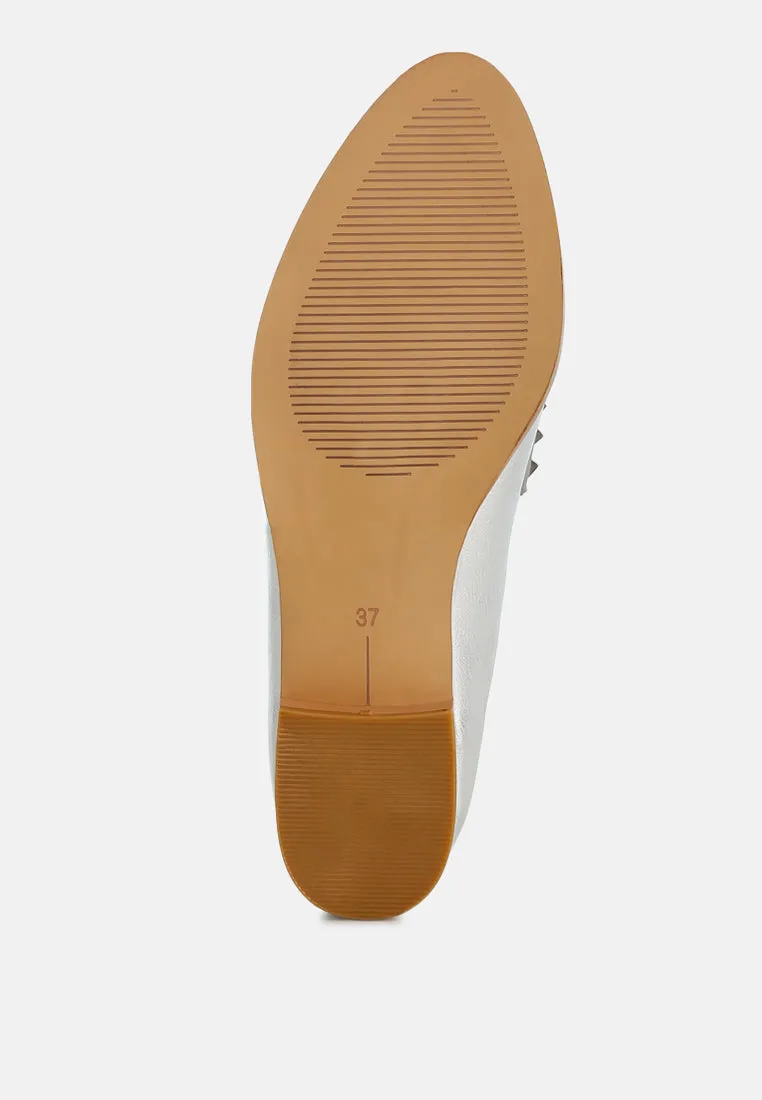 Penny Strap Metallic Loafers By RAG