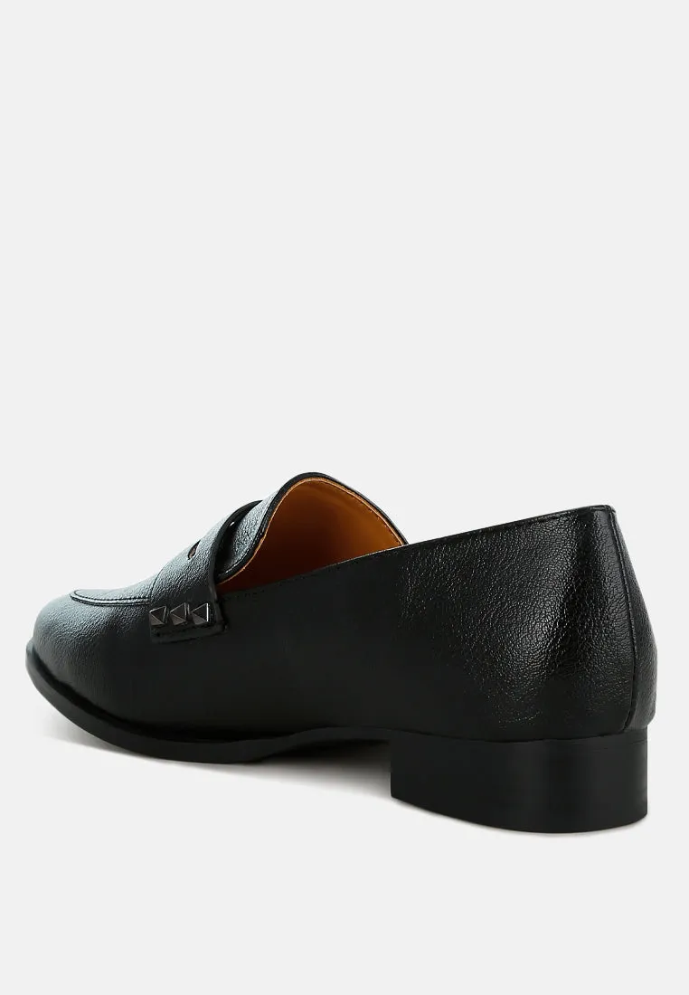 Penny Strap Metallic Loafers By RAG