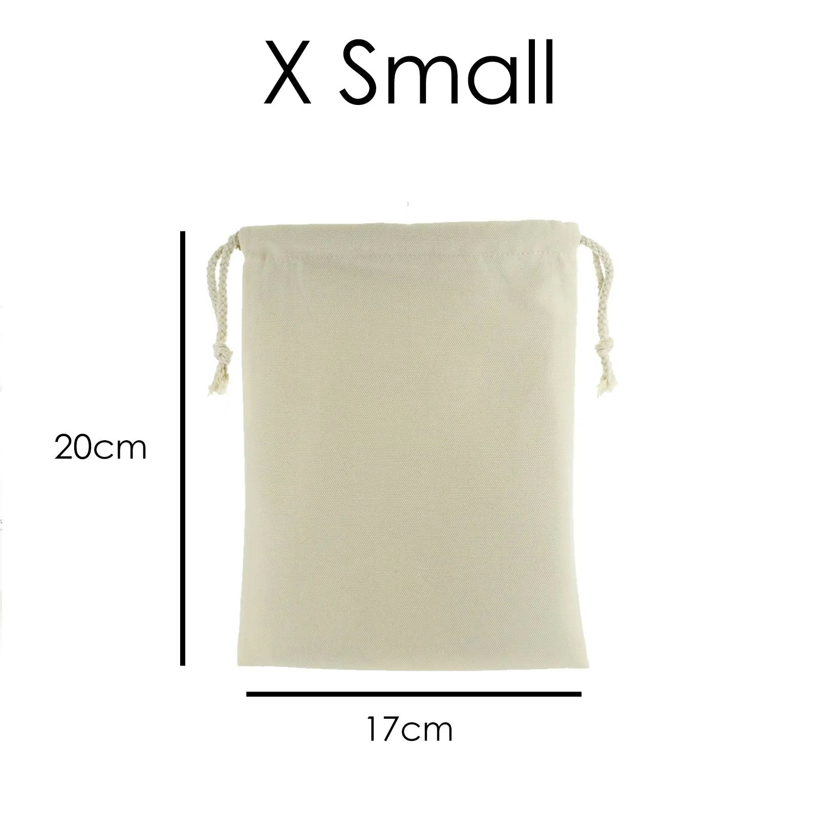 Personalised Canvas Sack with Stylish Text and Flowers Love Message
