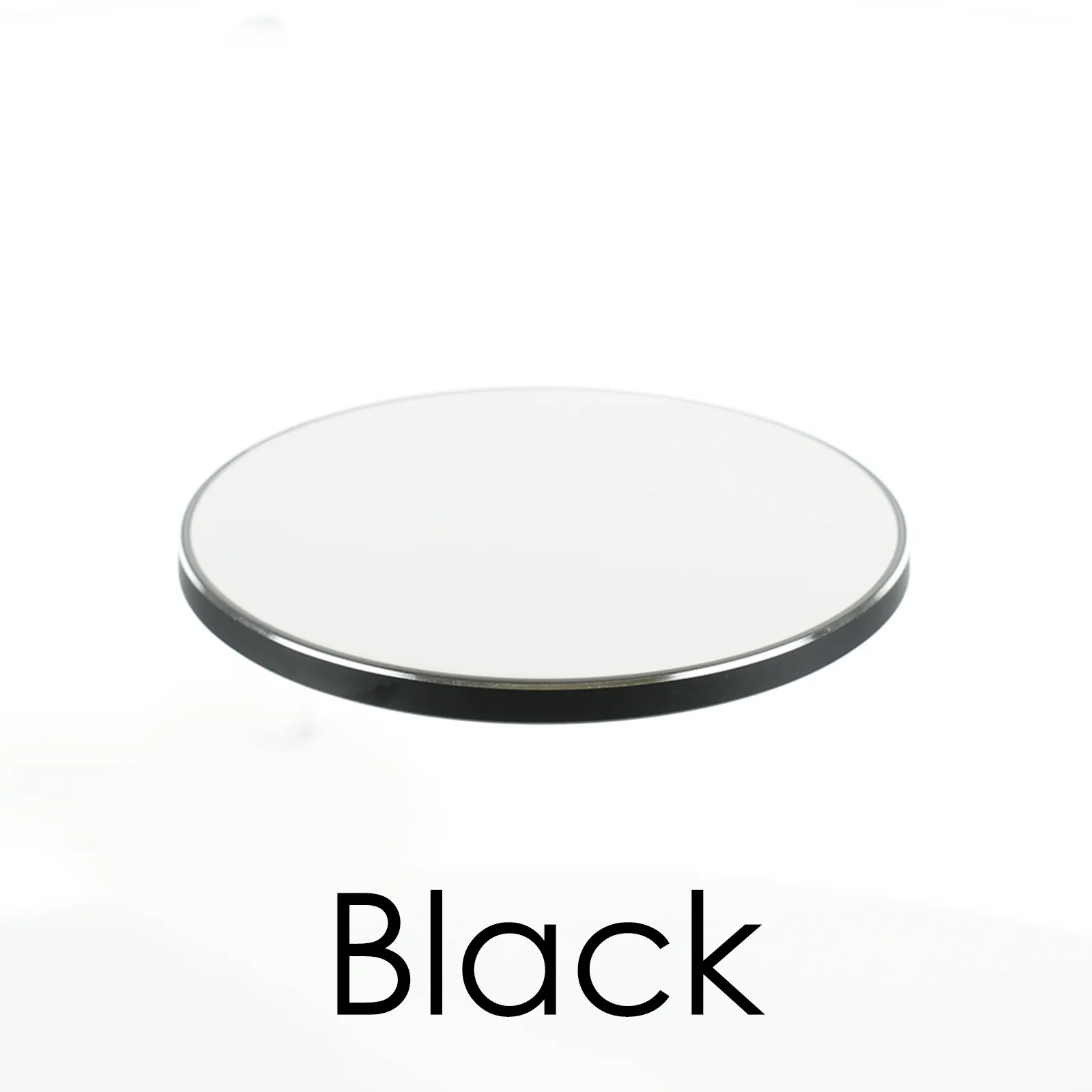 Personalised Wireless Charger with Stylish Monogram and Text on Pink Marble