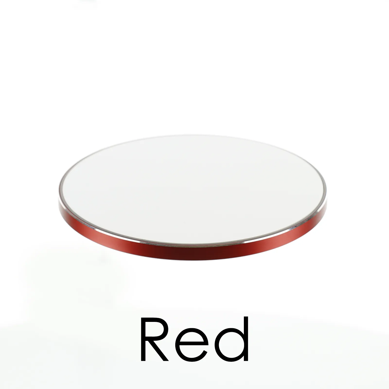 Personalised Wireless Charger with Stylish Monogram and Text on Pink Marble