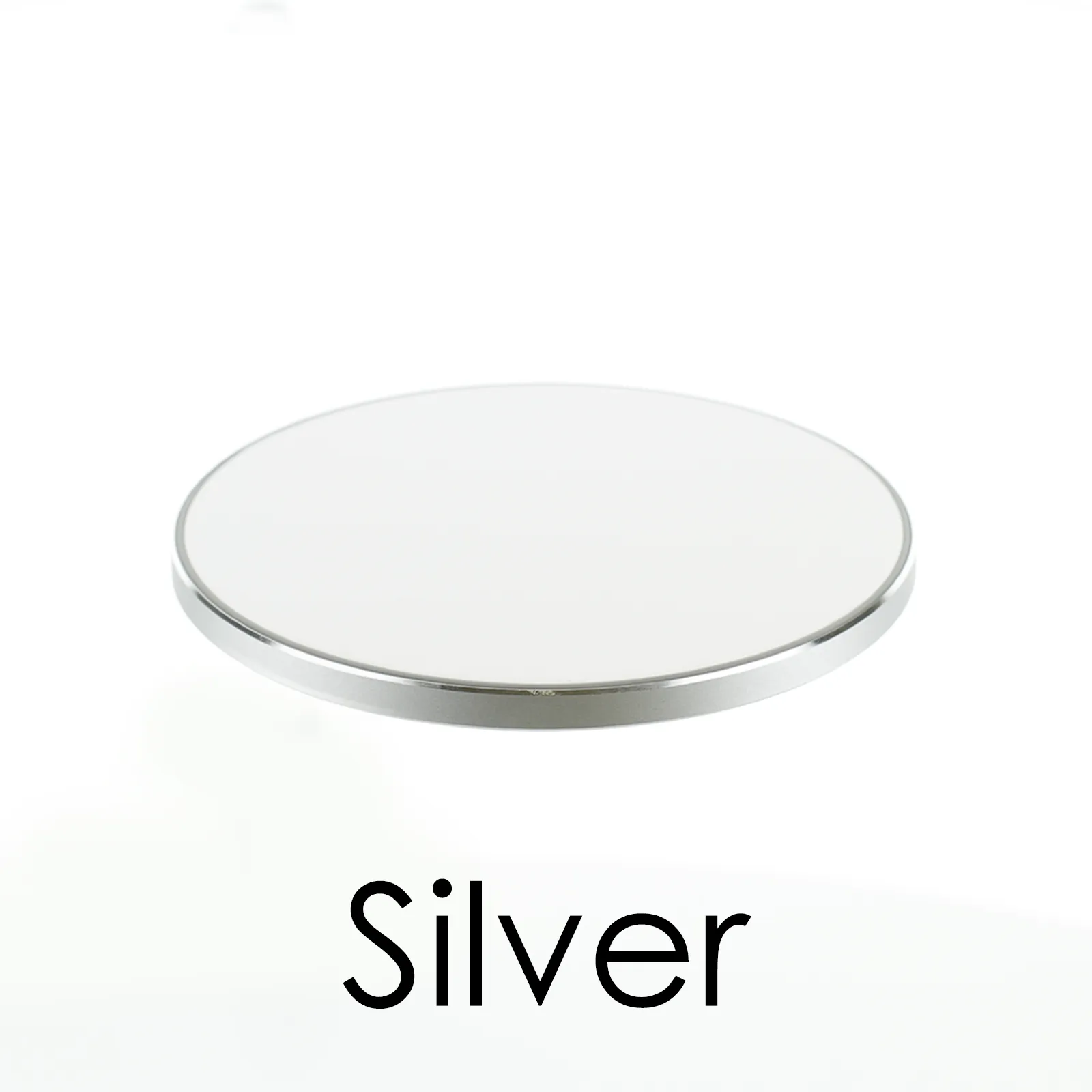 Personalised Wireless Charger with Stylish Monogram and Text on Pink Marble