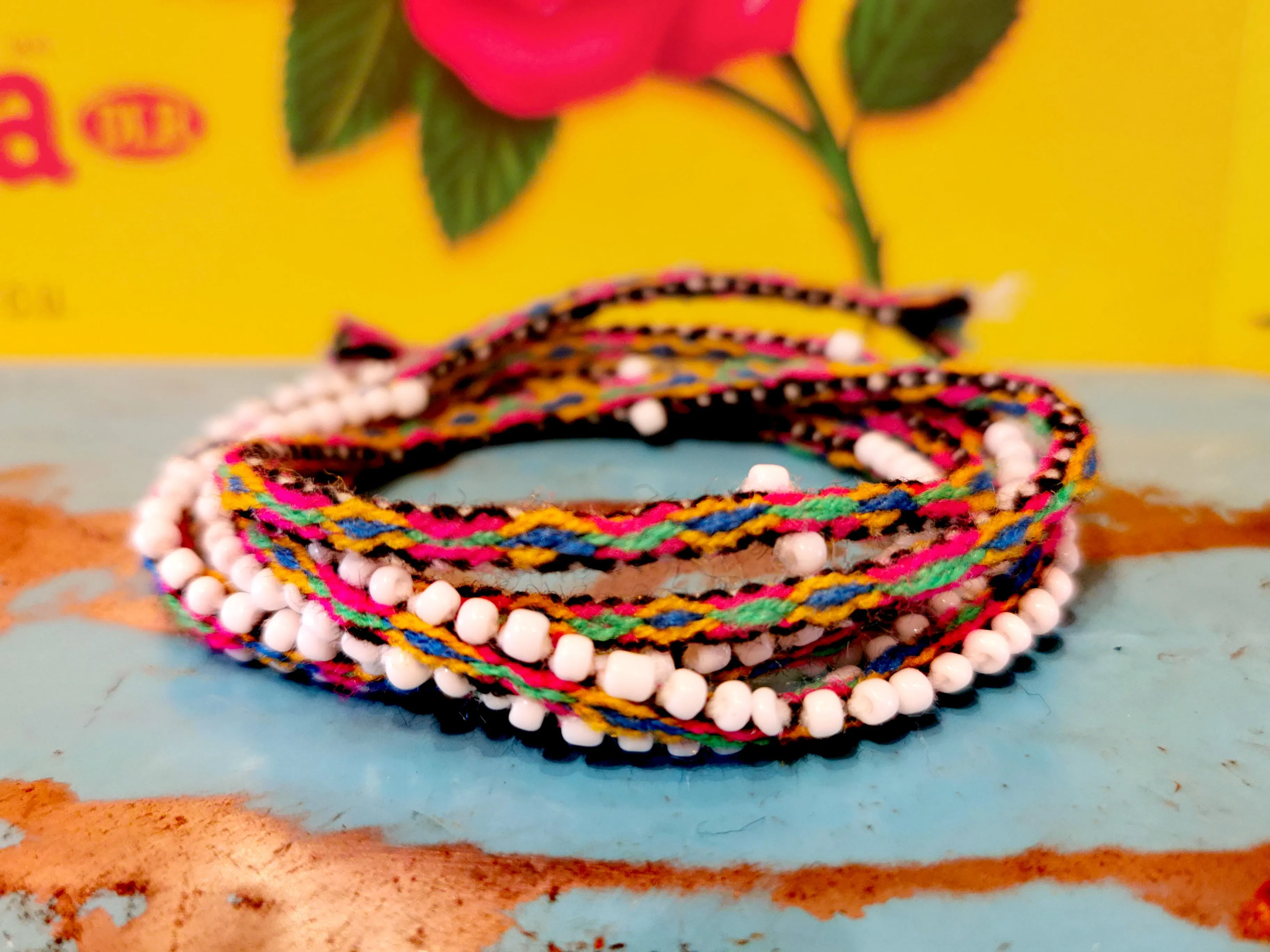Peru woven beaded cords
