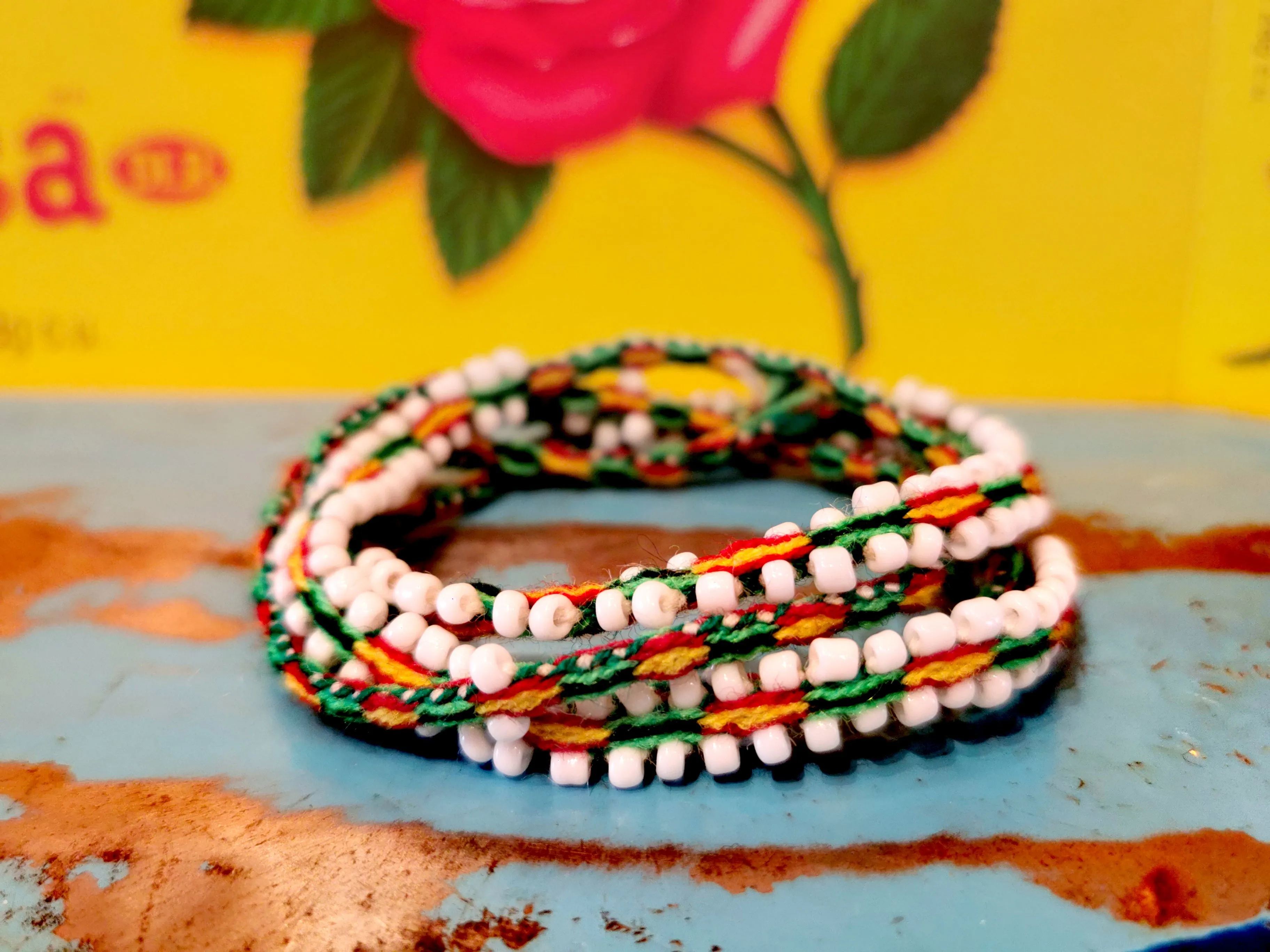 Peru woven beaded cords