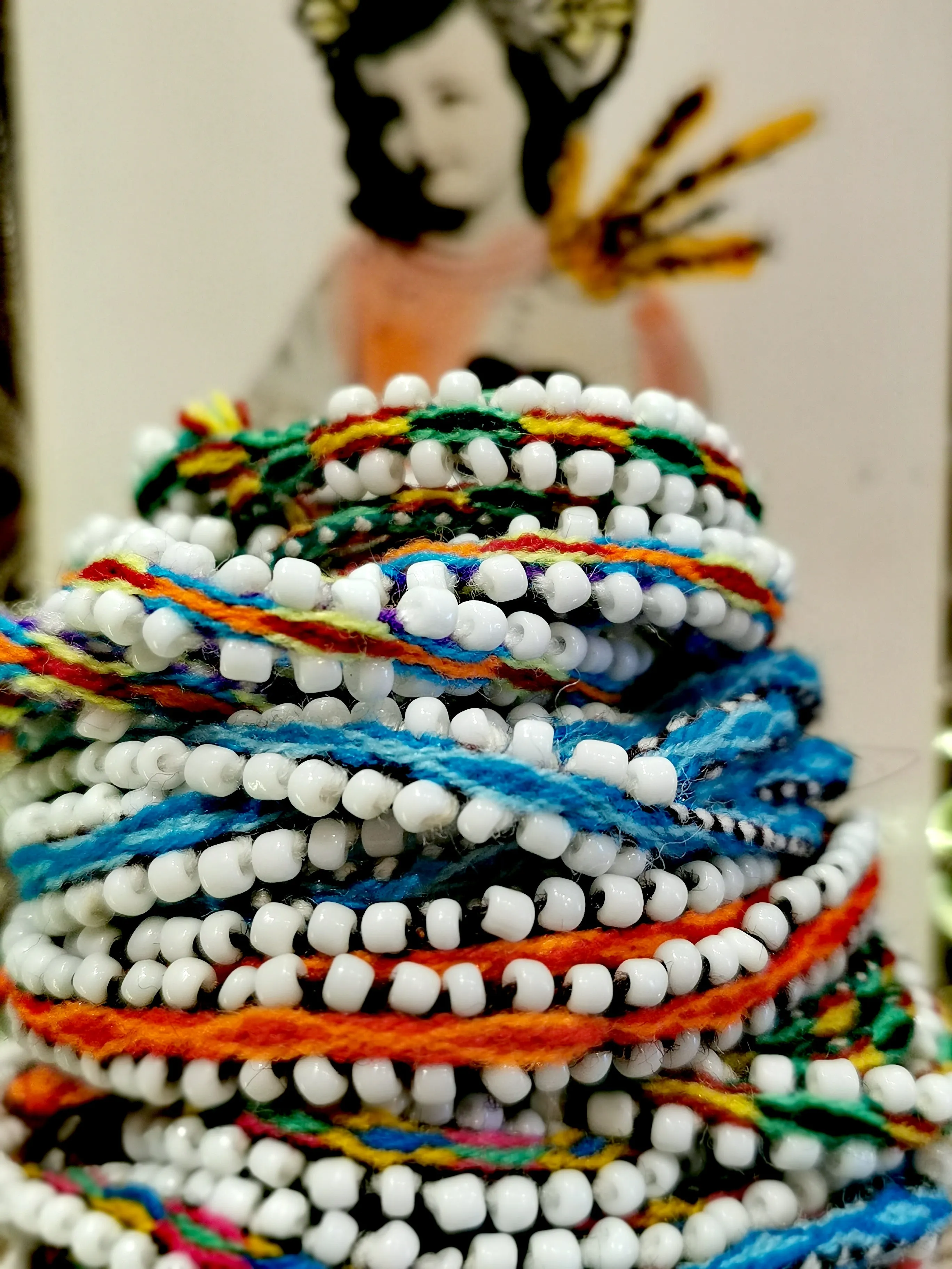 Peru woven beaded cords