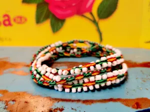 Peru woven beaded cords
