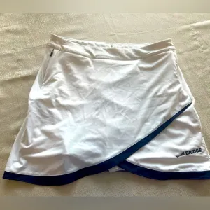 Peter Millar White Skirt with Navy Trim