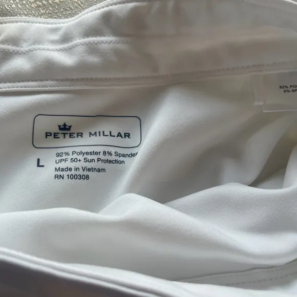 Peter Millar White Skirt with Navy Trim