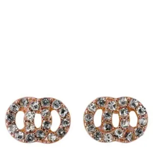 Pilgrim Victoria Rose Gold Circles Earrings