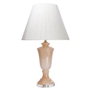 Pink French Opaline Lamp