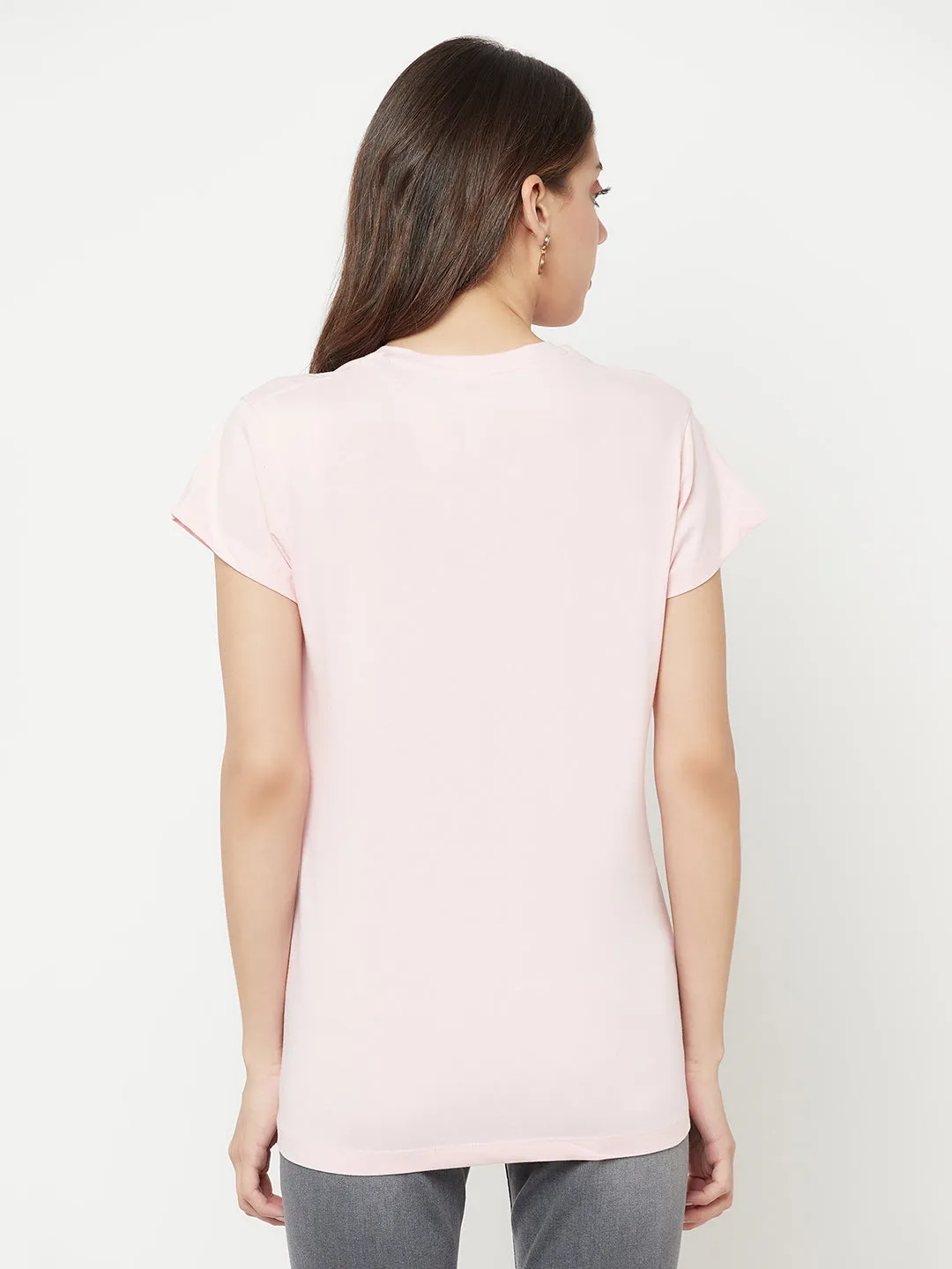 Pink Typographic T-Shirt
