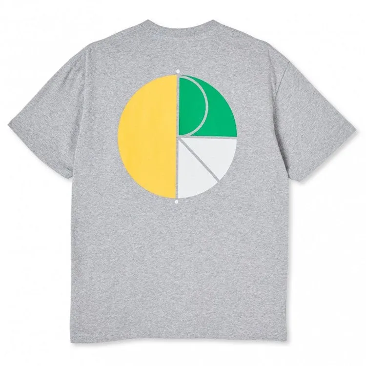 Polar Skate Co 3 Tone Fill Logo T-Shirt Sport Grey