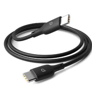 Porodo Blue PVC Type-C to Type-C 60W Durable Fast Charge & Data Cable 1m/3.2ft
