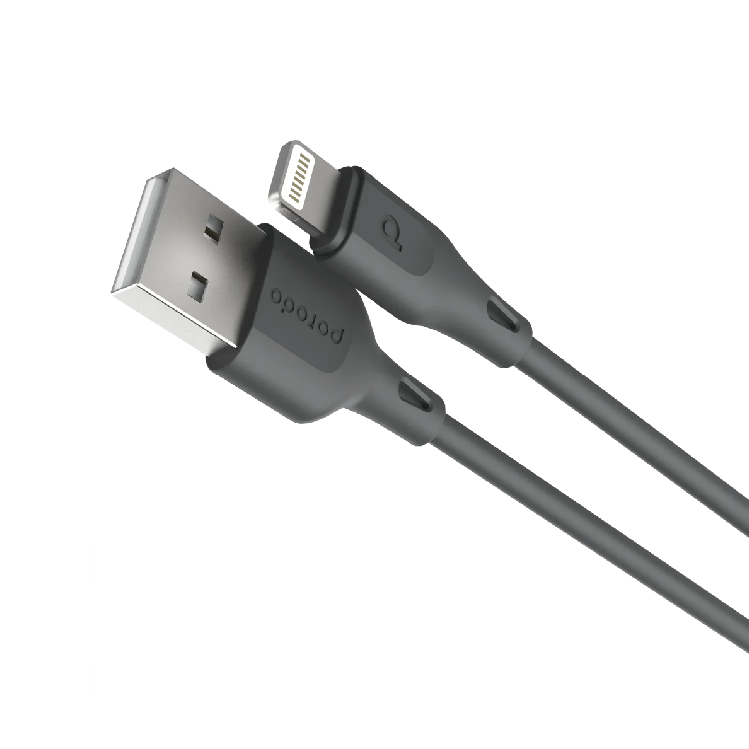 Porodo USB Cable Lightning Connector Durable Fast Charge and Data Cable (2M 2.4A)