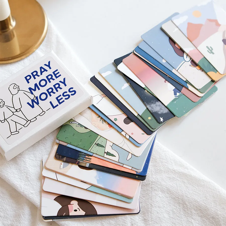 Pray More Worry Less {Mini Card Set}