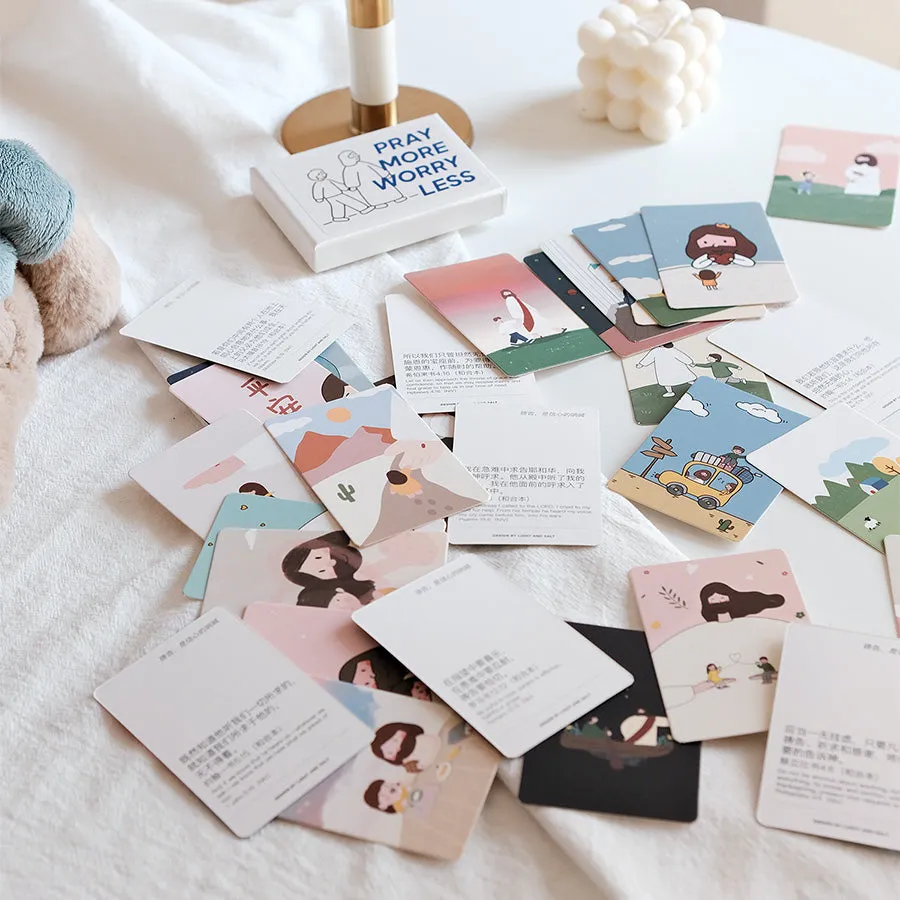 Pray More Worry Less {Mini Card Set}