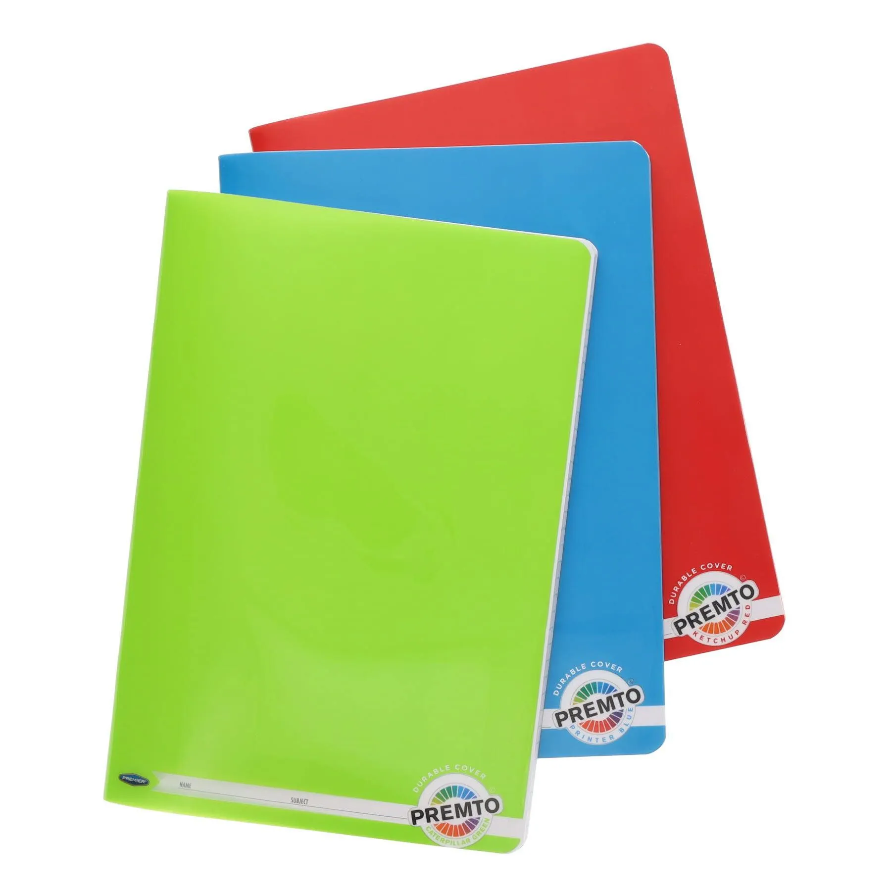 Premto - Packet of 3 x A4 160 page Manuscript Book Durable Cover