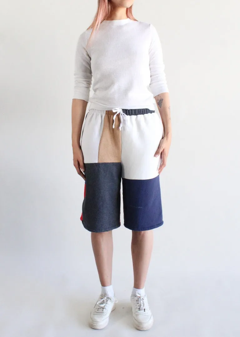 RCYCLD Wide Leg Sweatshirt Jort