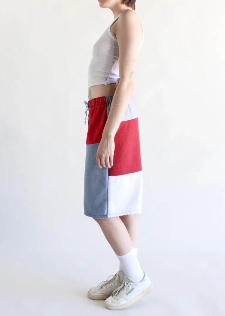 RCYCLD Wide Leg Sweatshirt Jort