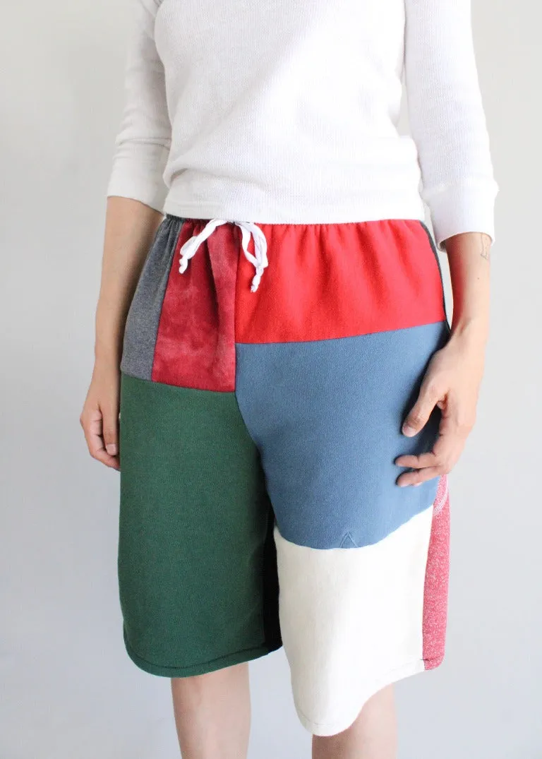 RCYCLD Wide Leg Sweatshirt Jort