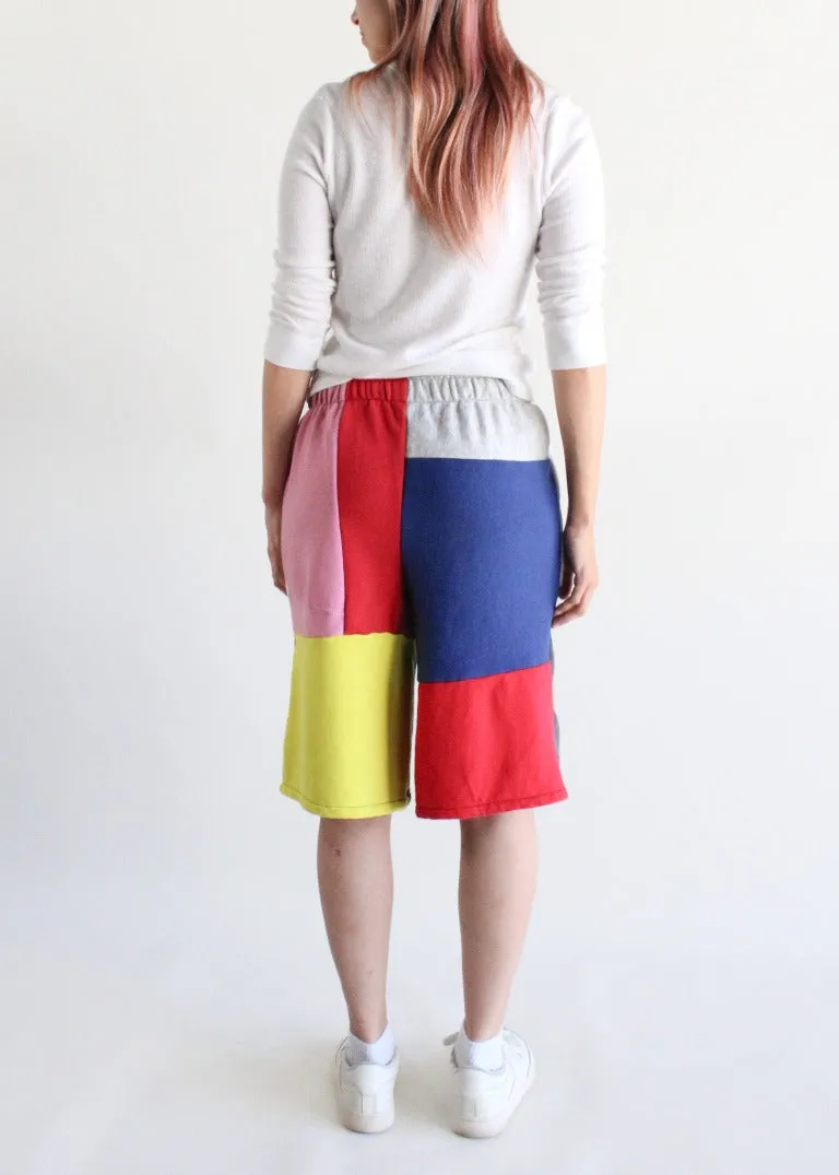 RCYCLD Wide Leg Sweatshirt Jort