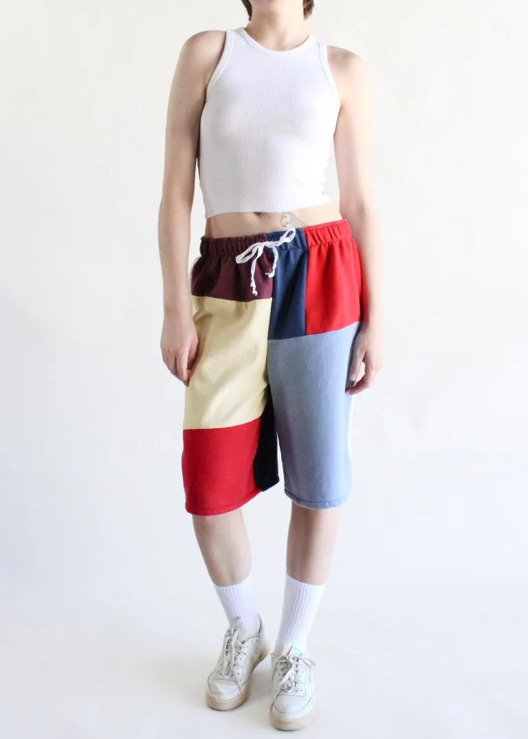 RCYCLD Wide Leg Sweatshirt Jort