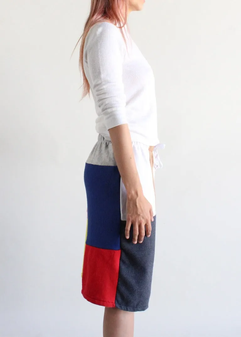 RCYCLD Wide Leg Sweatshirt Jort