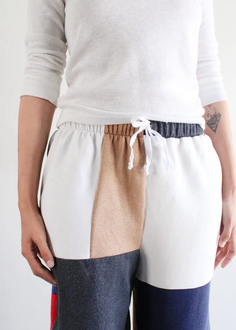 RCYCLD Wide Leg Sweatshirt Jort