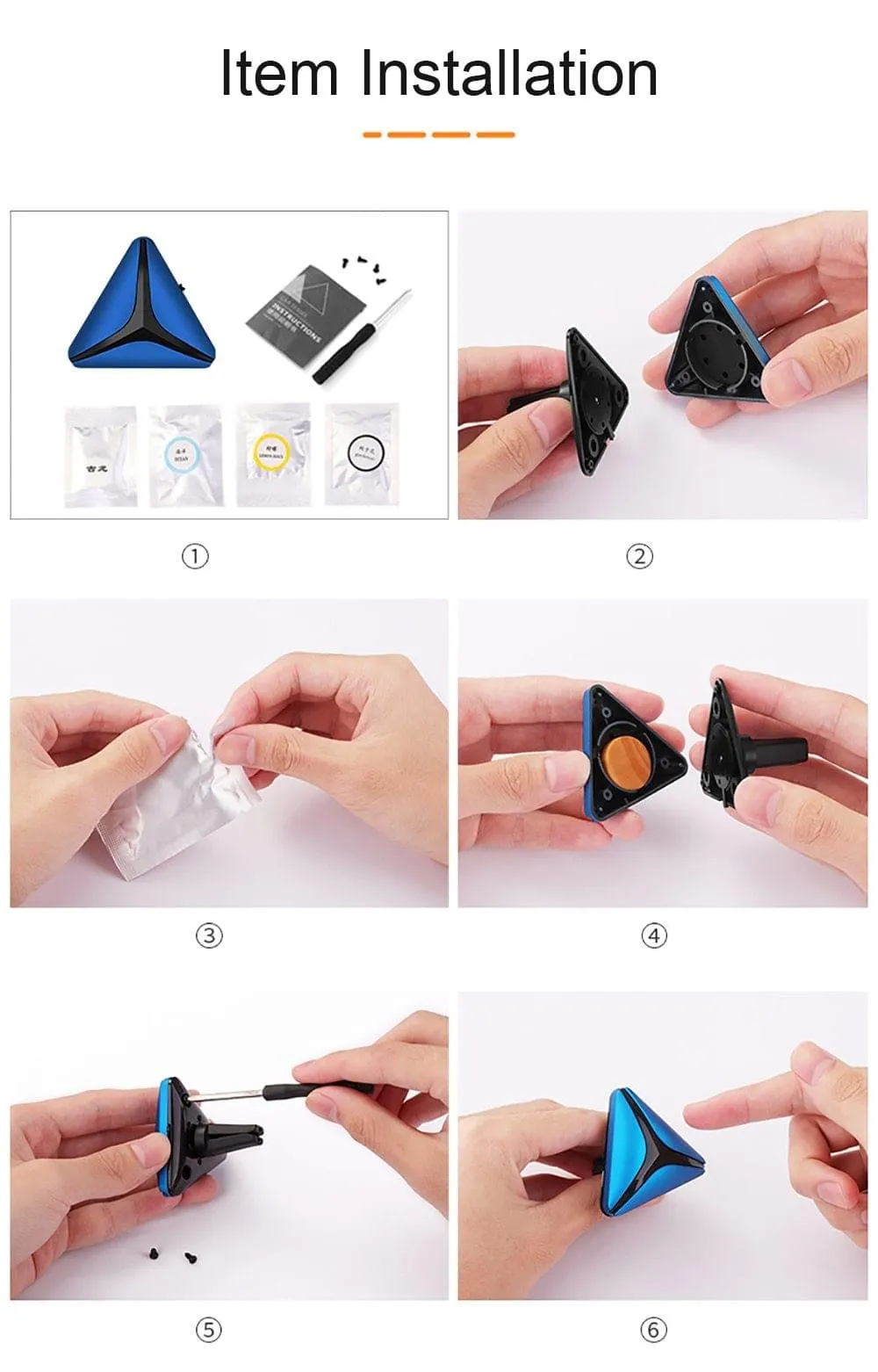 REFILLABLE CAR PERFUMES / CAR FRESHENERS - COMPATIBLE WITH ALL CAR INTERIORS - 180 Collection