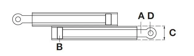 Retraction cylinder AC7 HACO to Suit DH-SM[R] 1500/2000 (CA07.1300)