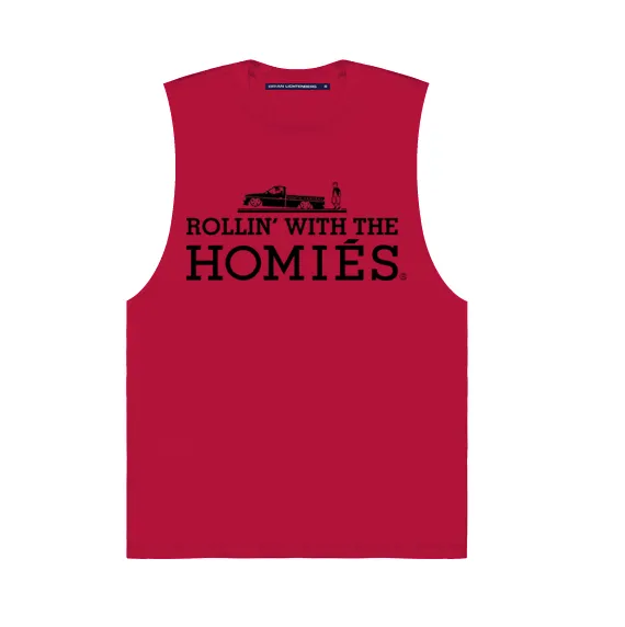 ROLLIN' WITH THE HOMIÉS MUSCLE TEE