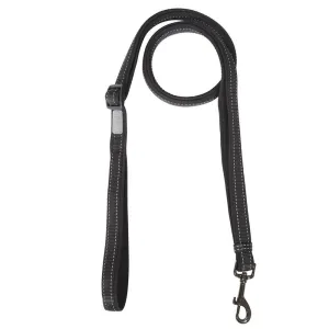 Rukka Pets Solid Adjustable Reflective Durable Dog Leash Black