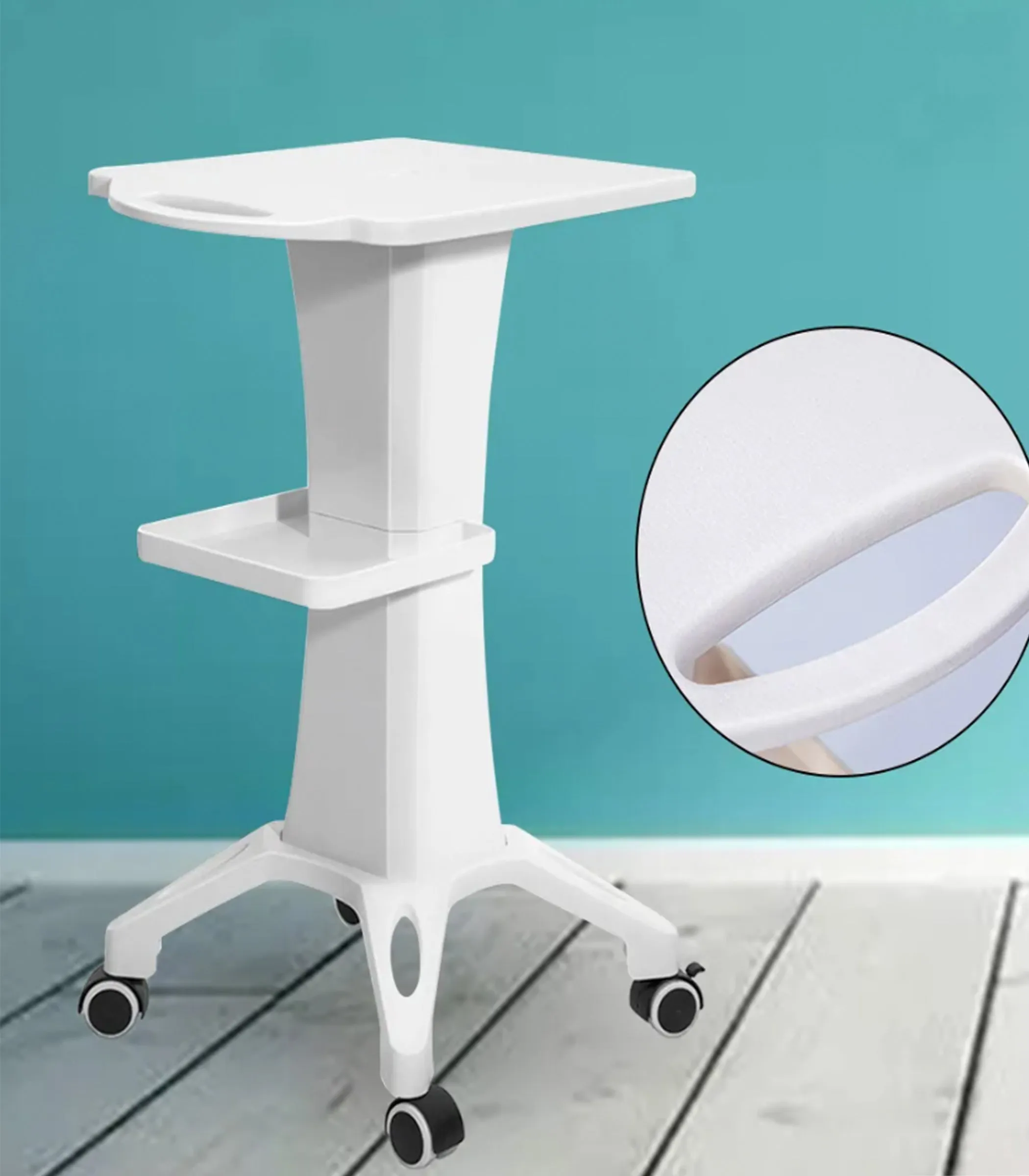 Salon Table Trolley Stand Rolling Cart Beauty Wheel Holder Spa