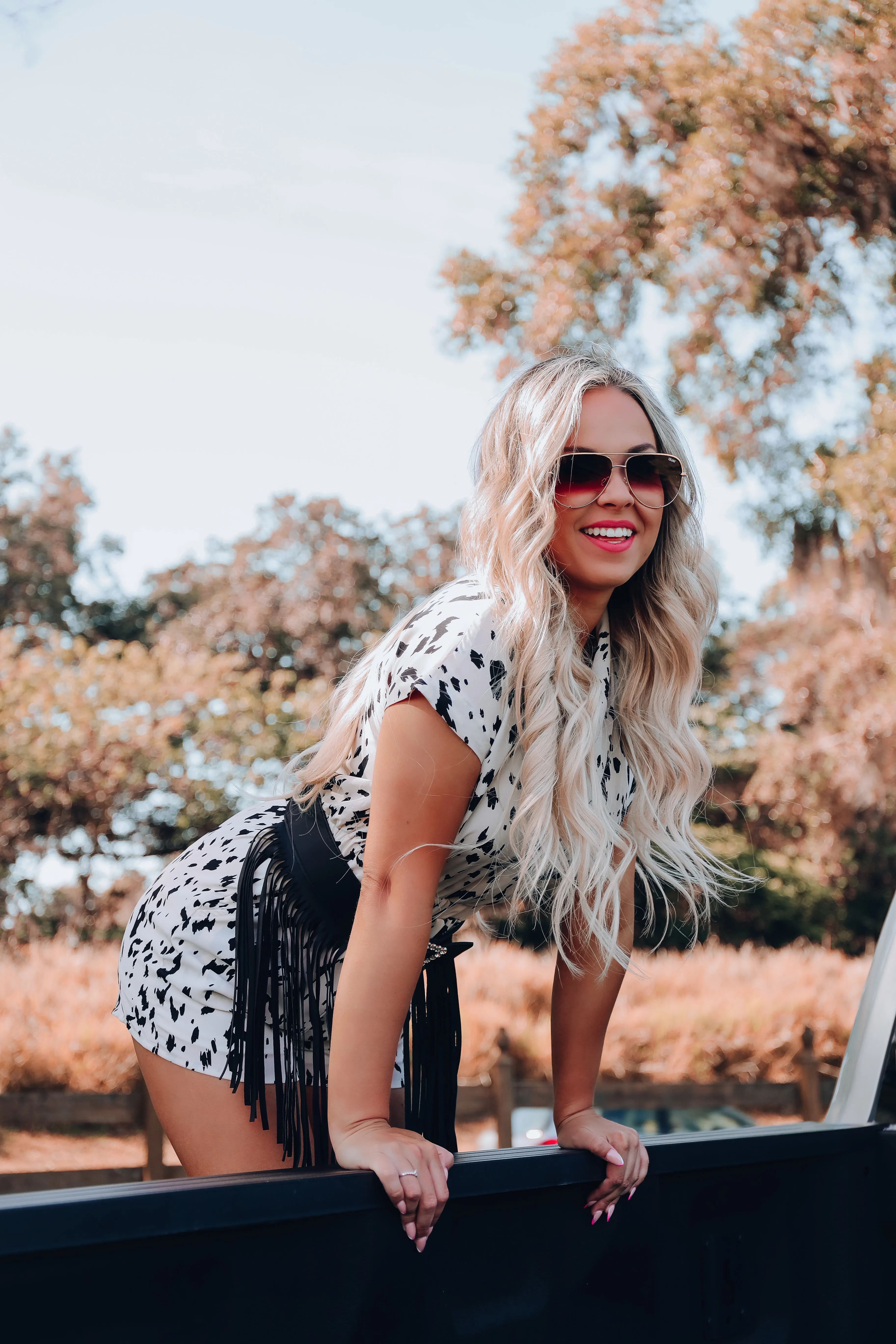 San Antonio Printed Romper - Ivory