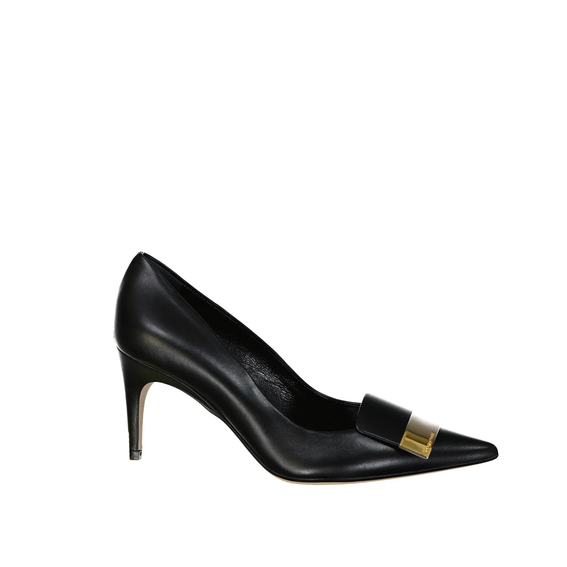 SERGIO ROSSI Elegant Leather Pumps with Chic 7 cm Heel