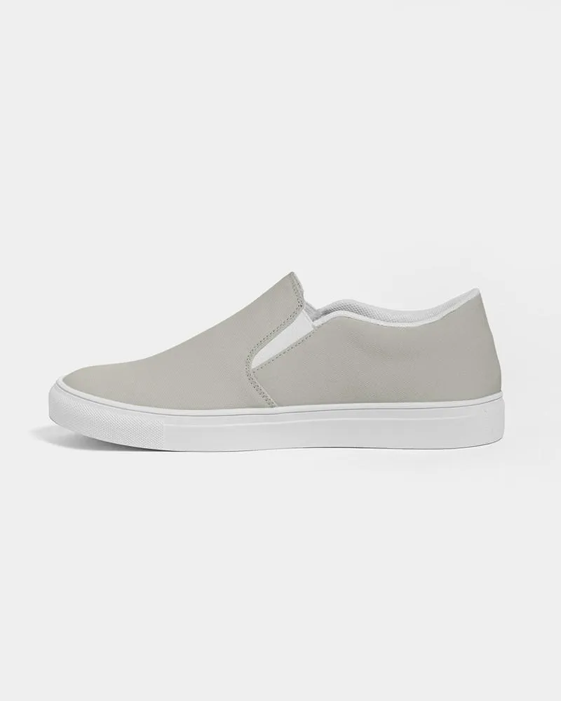 Shaded Pale Yellow Gray Slip-On Canvas Sneakers | Men's | C0M0Y10K30