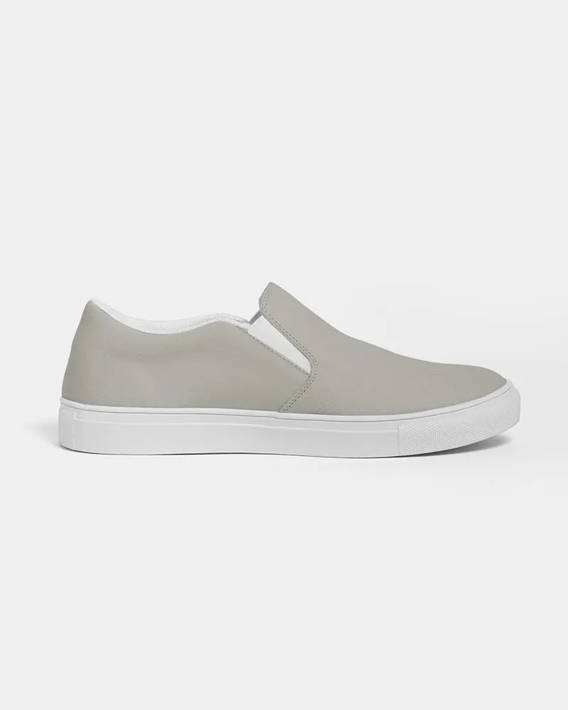 Shaded Pale Yellow Gray Slip-On Canvas Sneakers | Men's | C0M0Y10K30